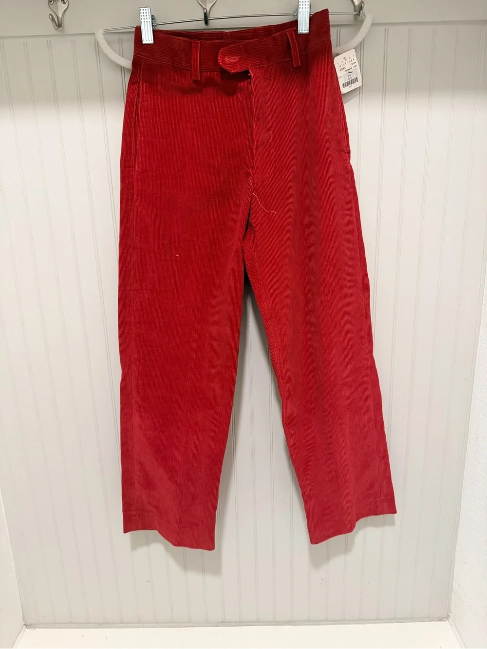 Tommy Hilfiger Men's Crimson Corduroy Pants